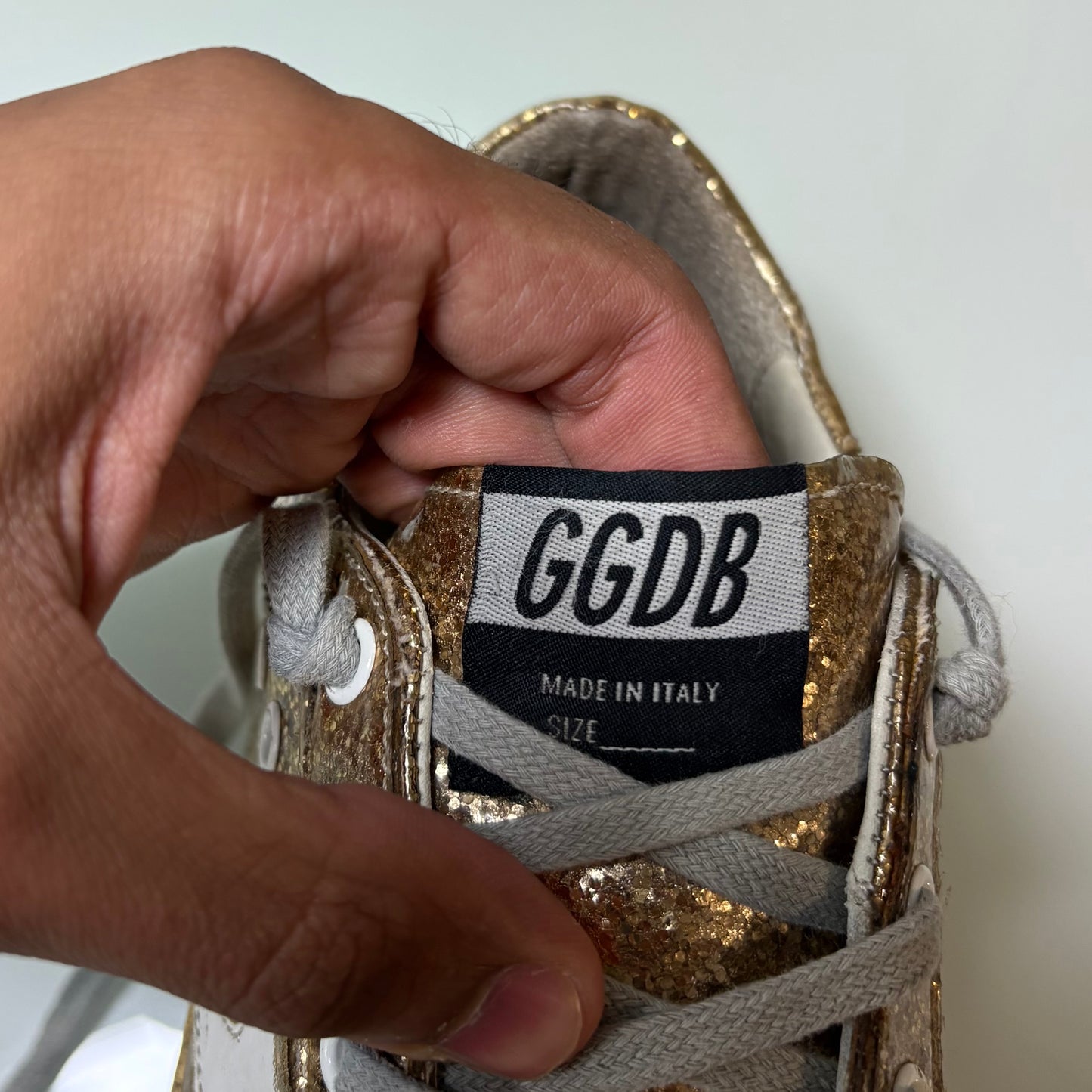 Golden goose Superstar oro paillettes 38