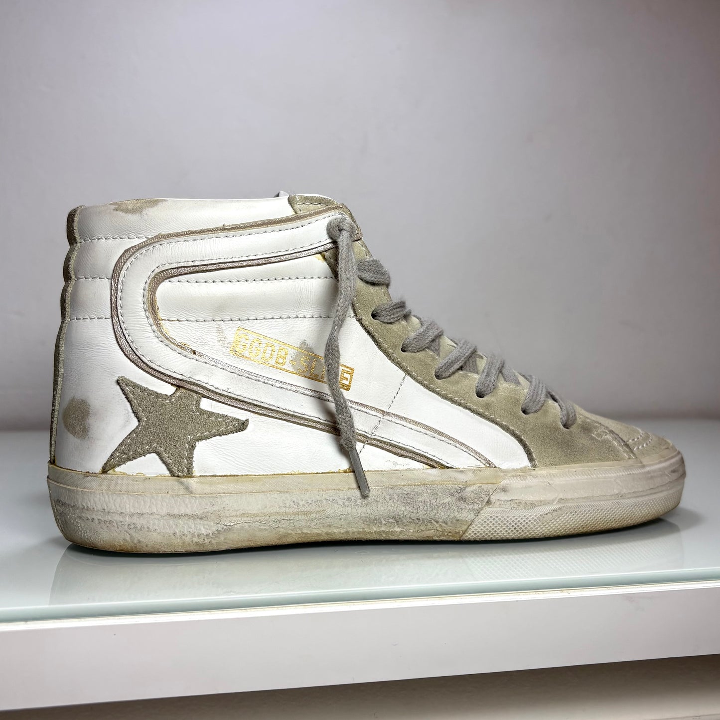 Golden goose Slide white 38
