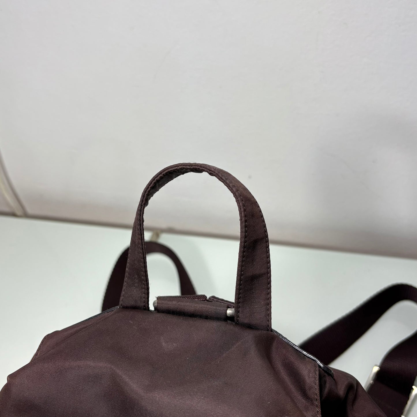 Zaino Prada Re-Nylon Marrone
