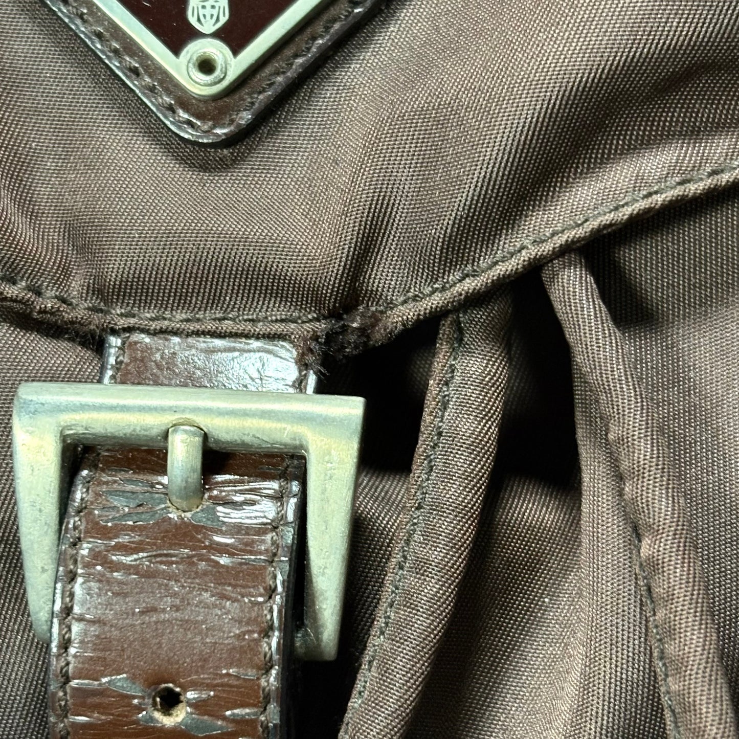 Zaino Prada Re-Nylon Marrone