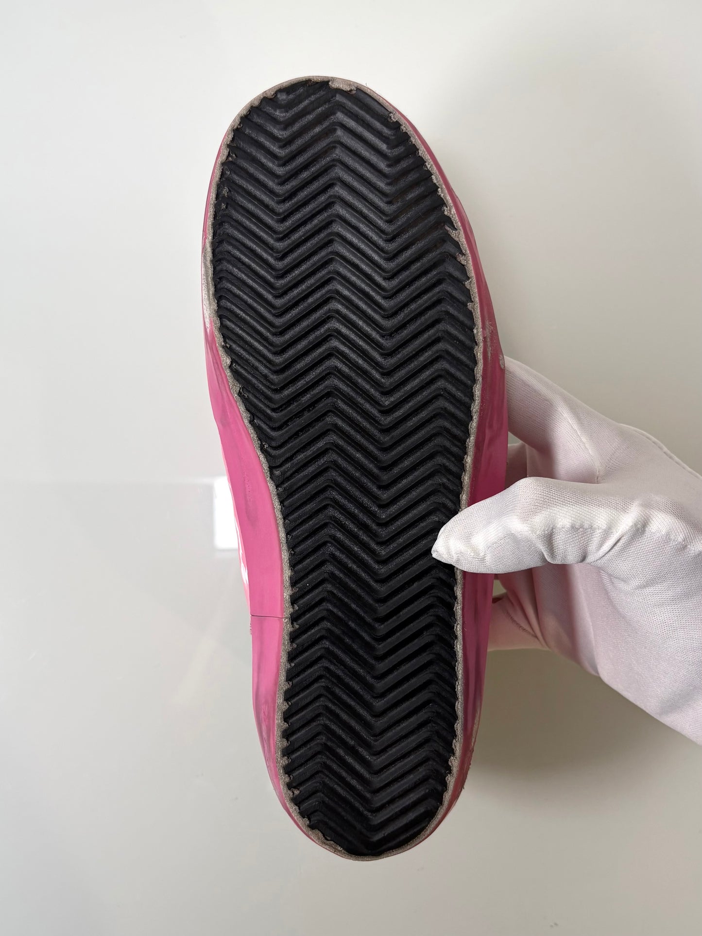 Golden goose Superstar rosa e tallone argento 37