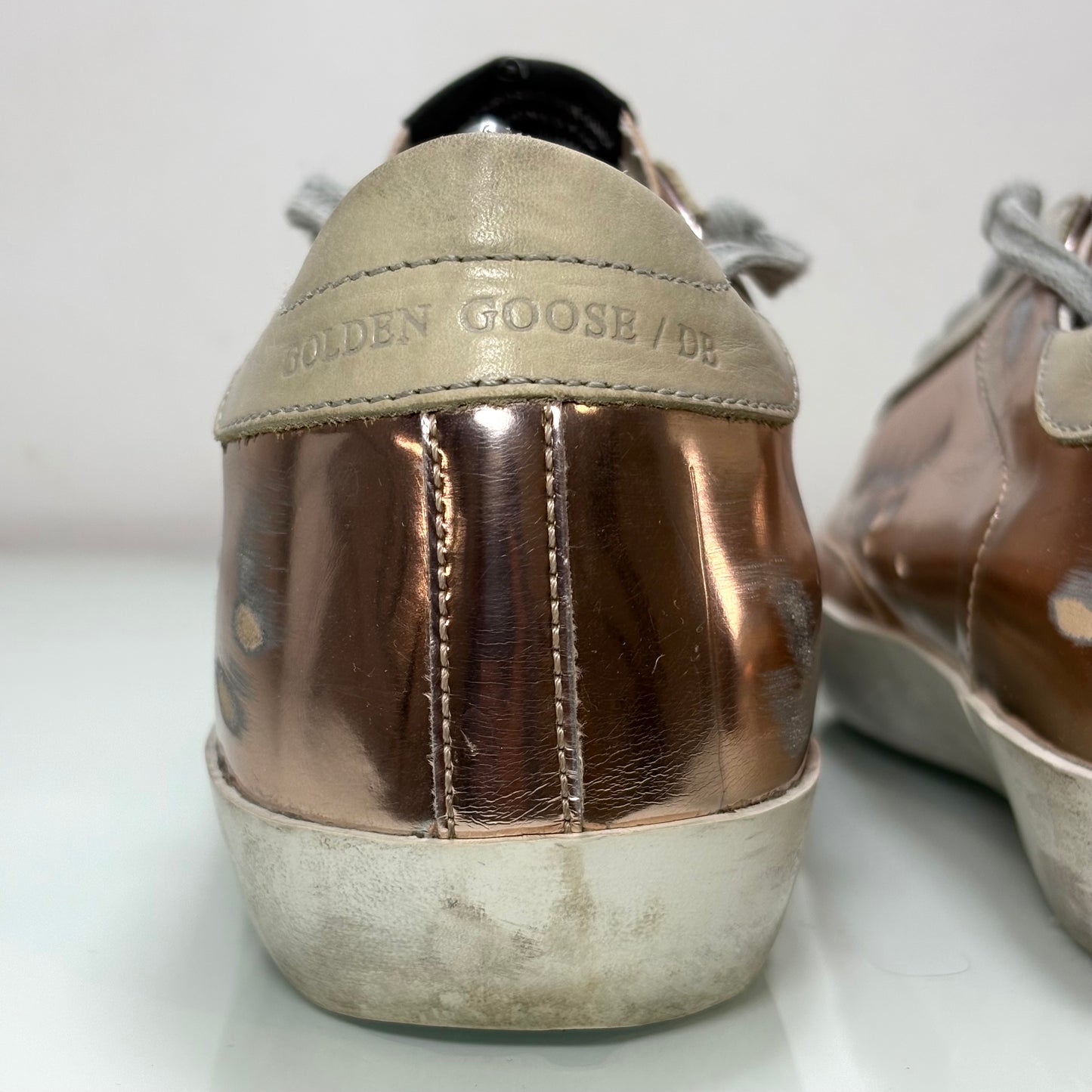 Golden goose Superstar Oro cromato 36