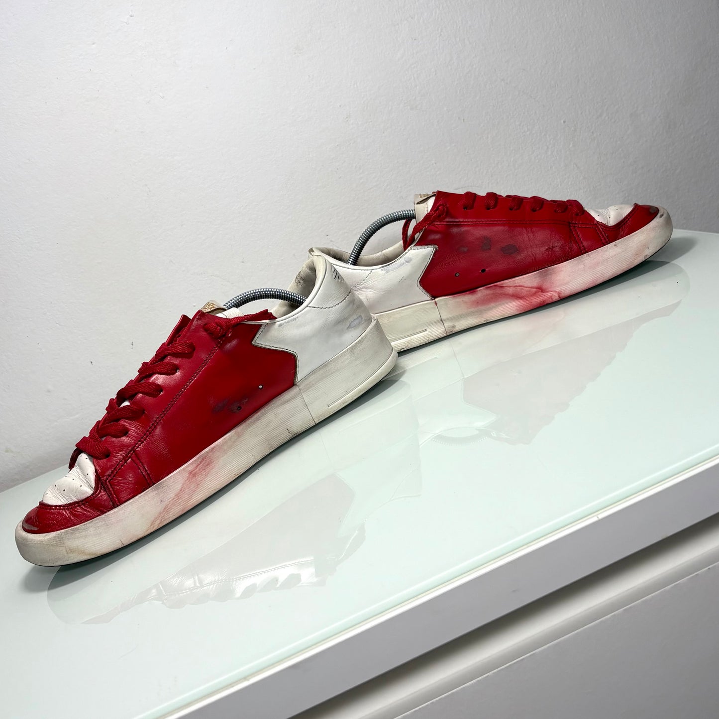 Golden goose Stardan bianche e rosse 42