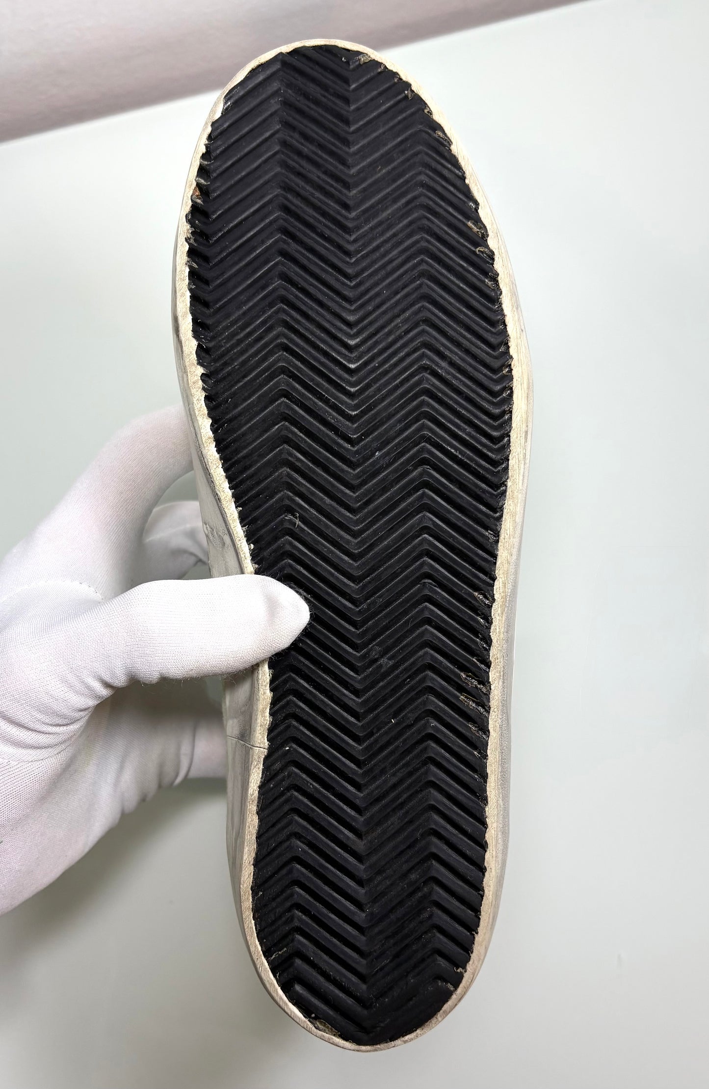 Golden goose Superstar grigio tessuto stella Argento 37