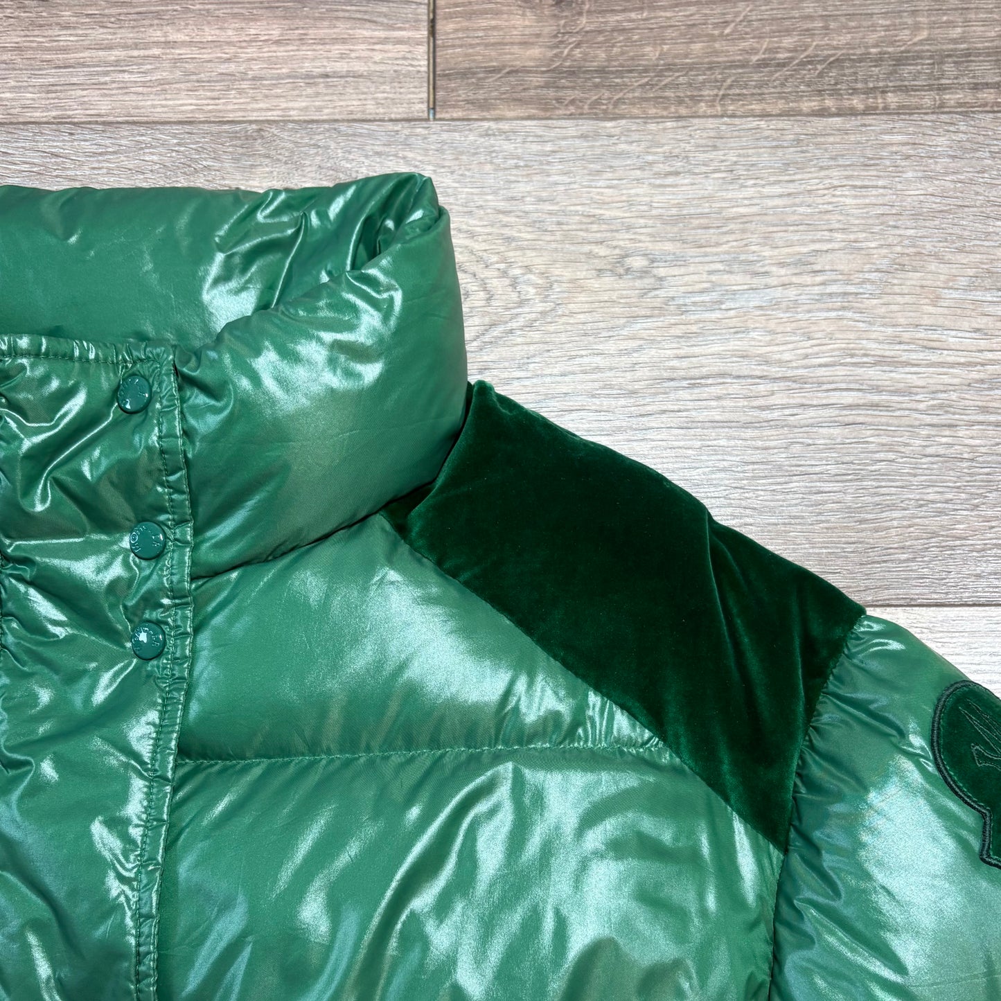 Moncler chouette verde taglia 0 (XS)