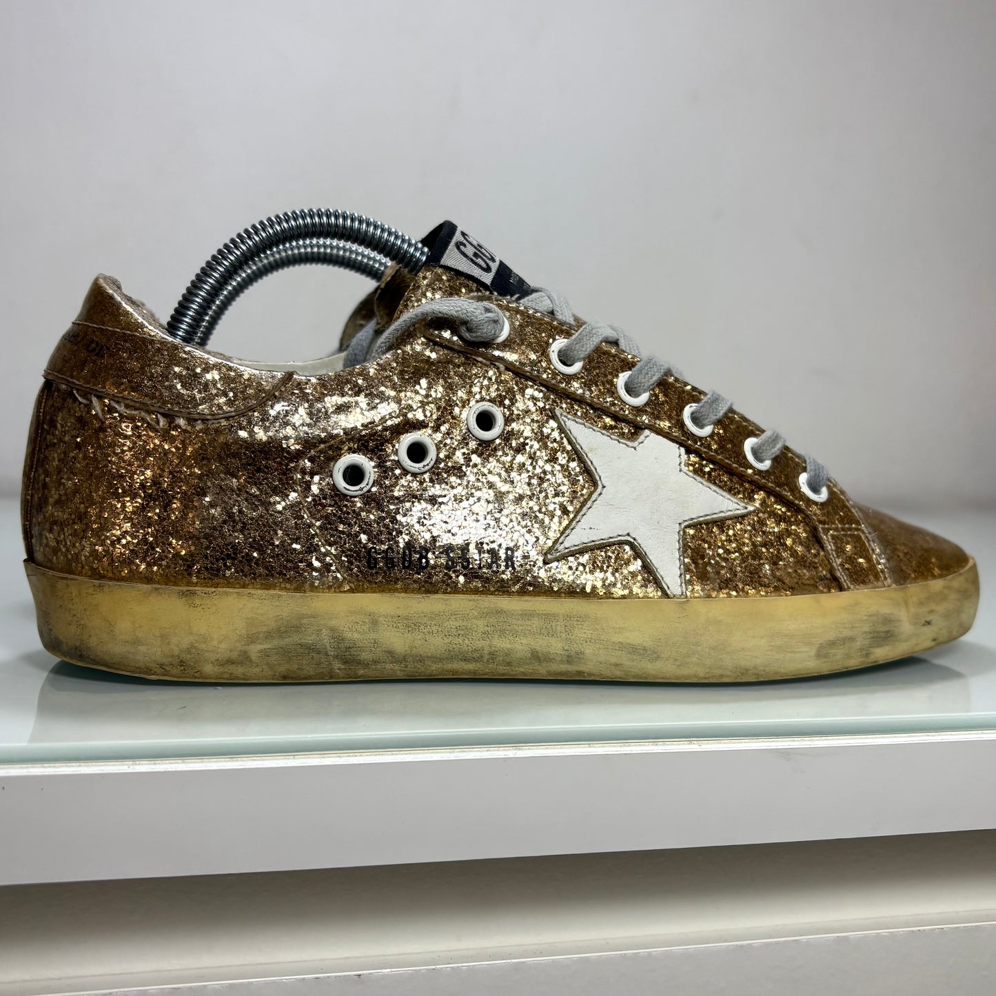 Golden goose Superstar oro paillettes 38