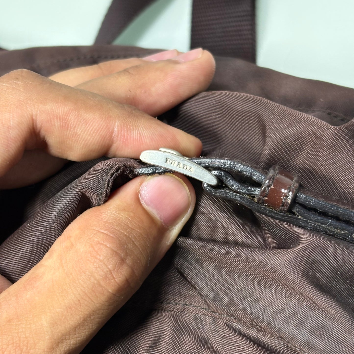 Zaino Prada Re-Nylon Marrone