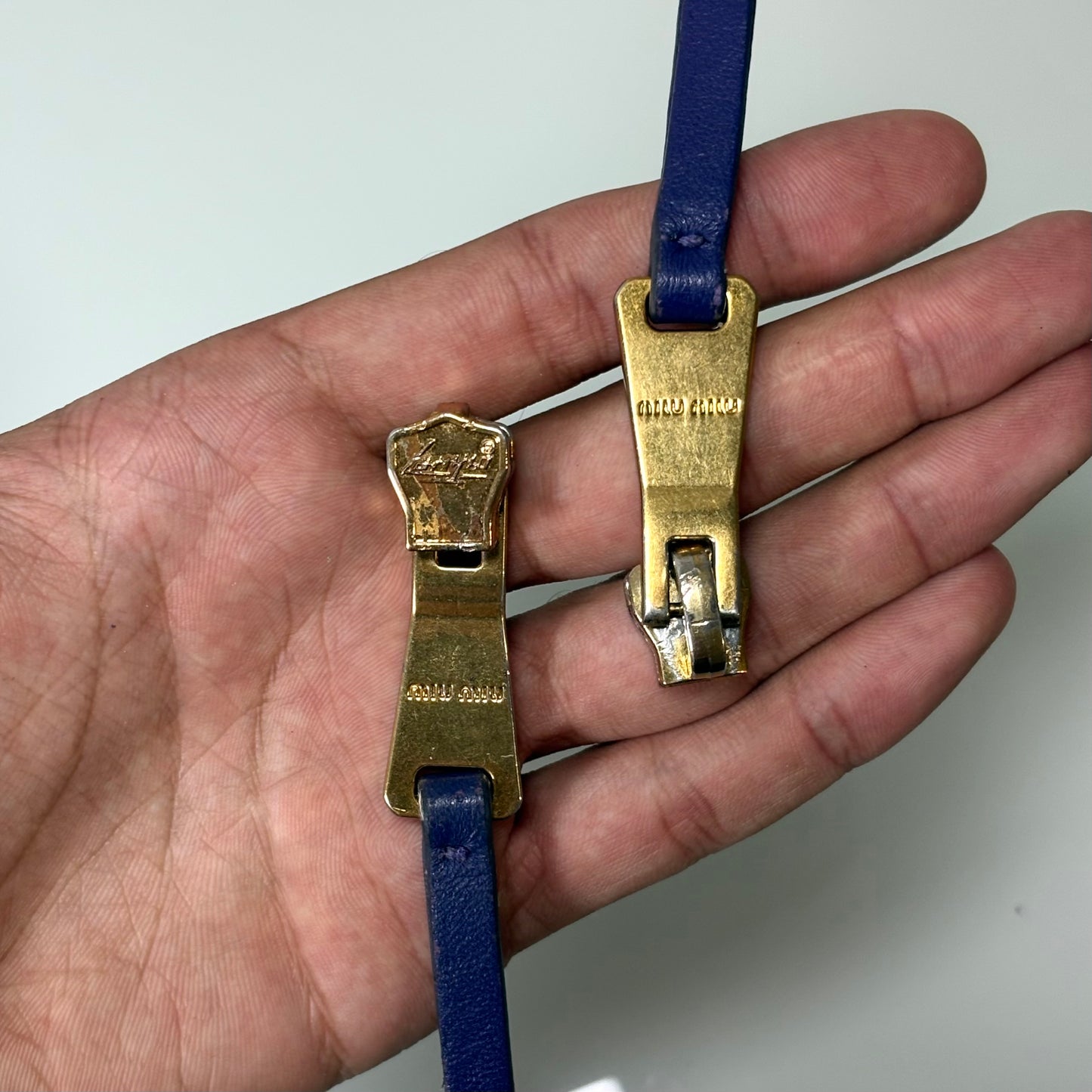 Miu Miu matelassé in pelle Viola