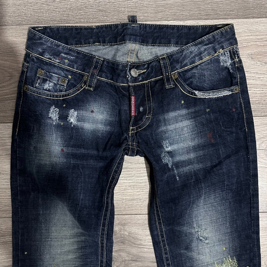 Dsquared2 jeans da donna blu scuro 44