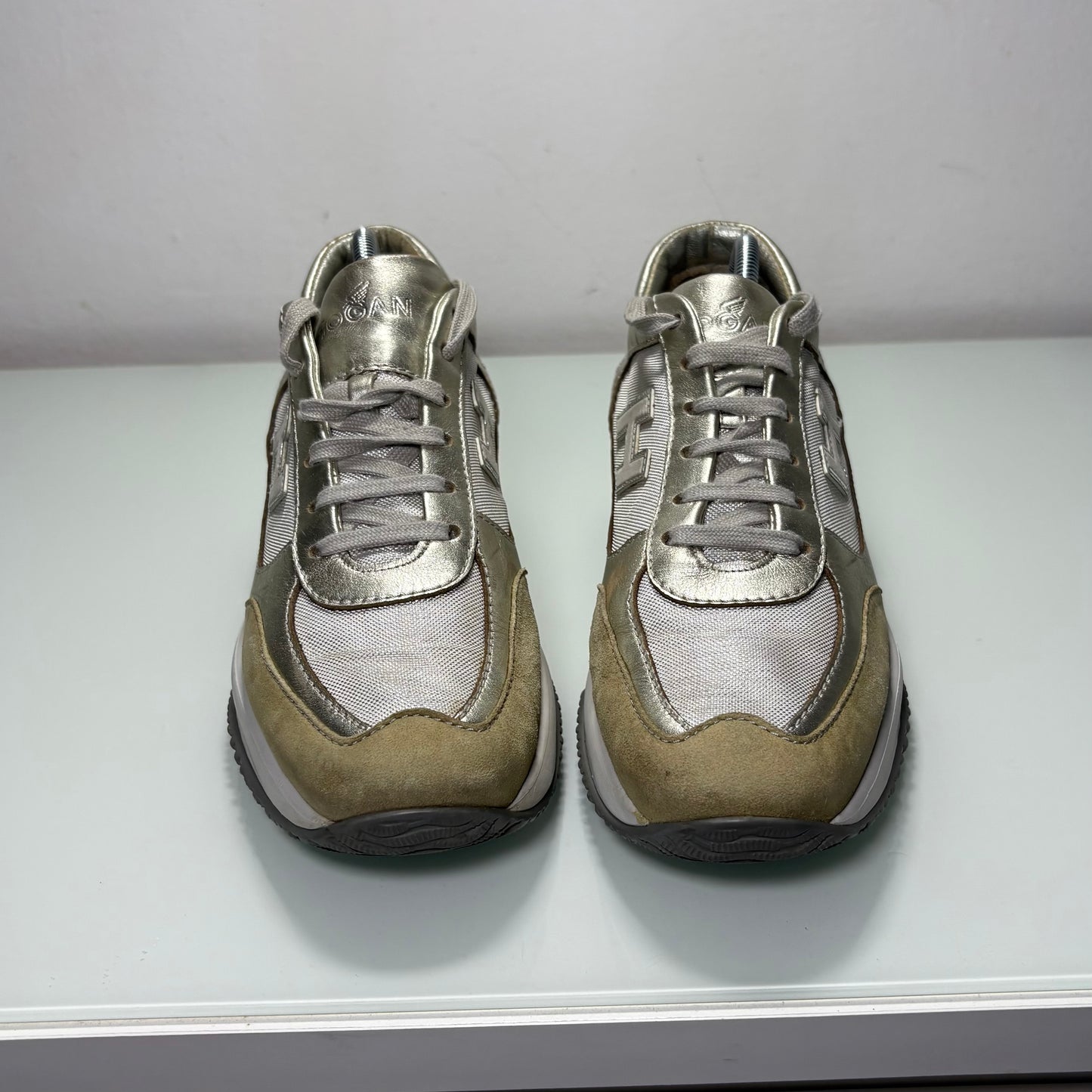 Hogan Interactive beige e argento 38