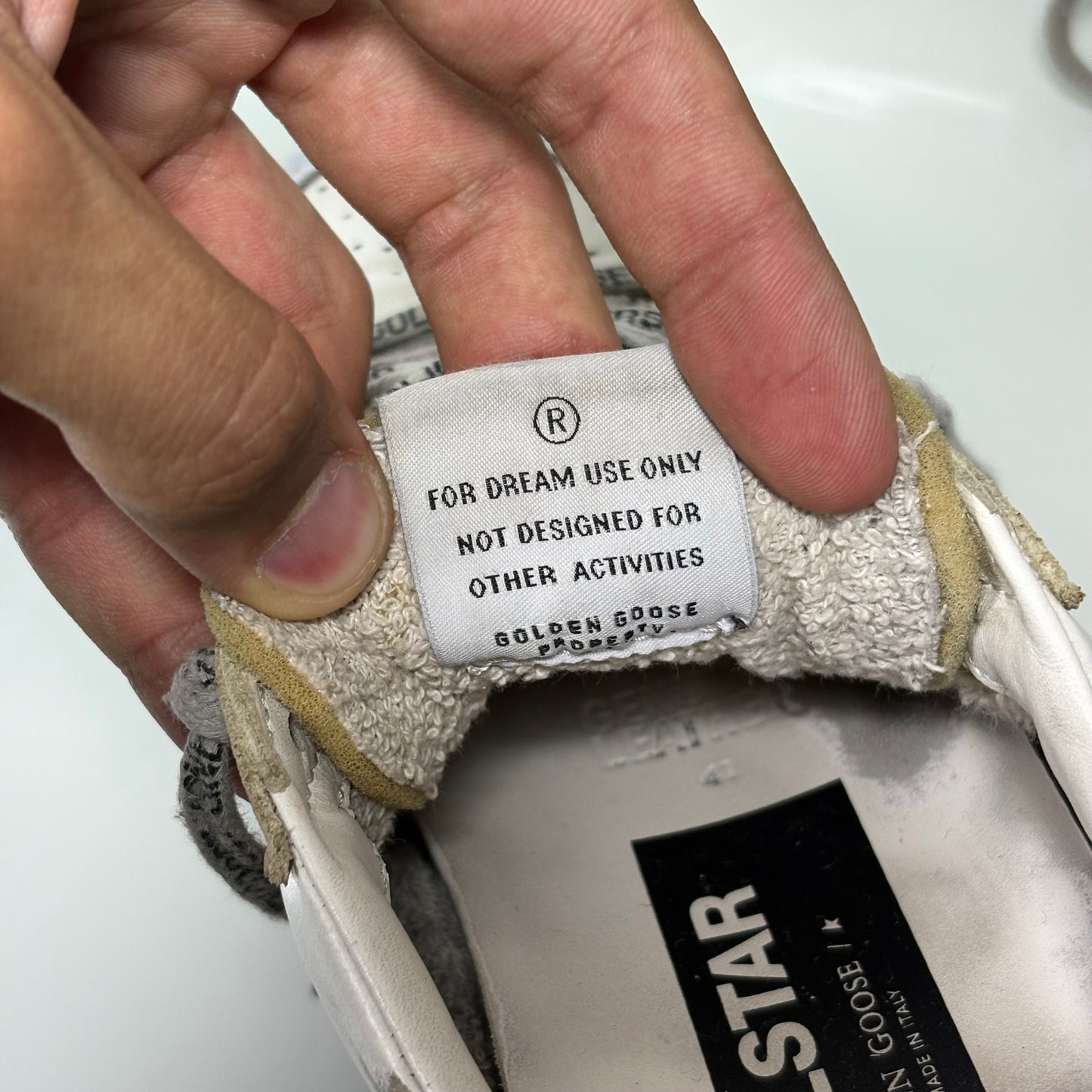 Golden goose Ballstar bianche stella blu/ stella rosa 42