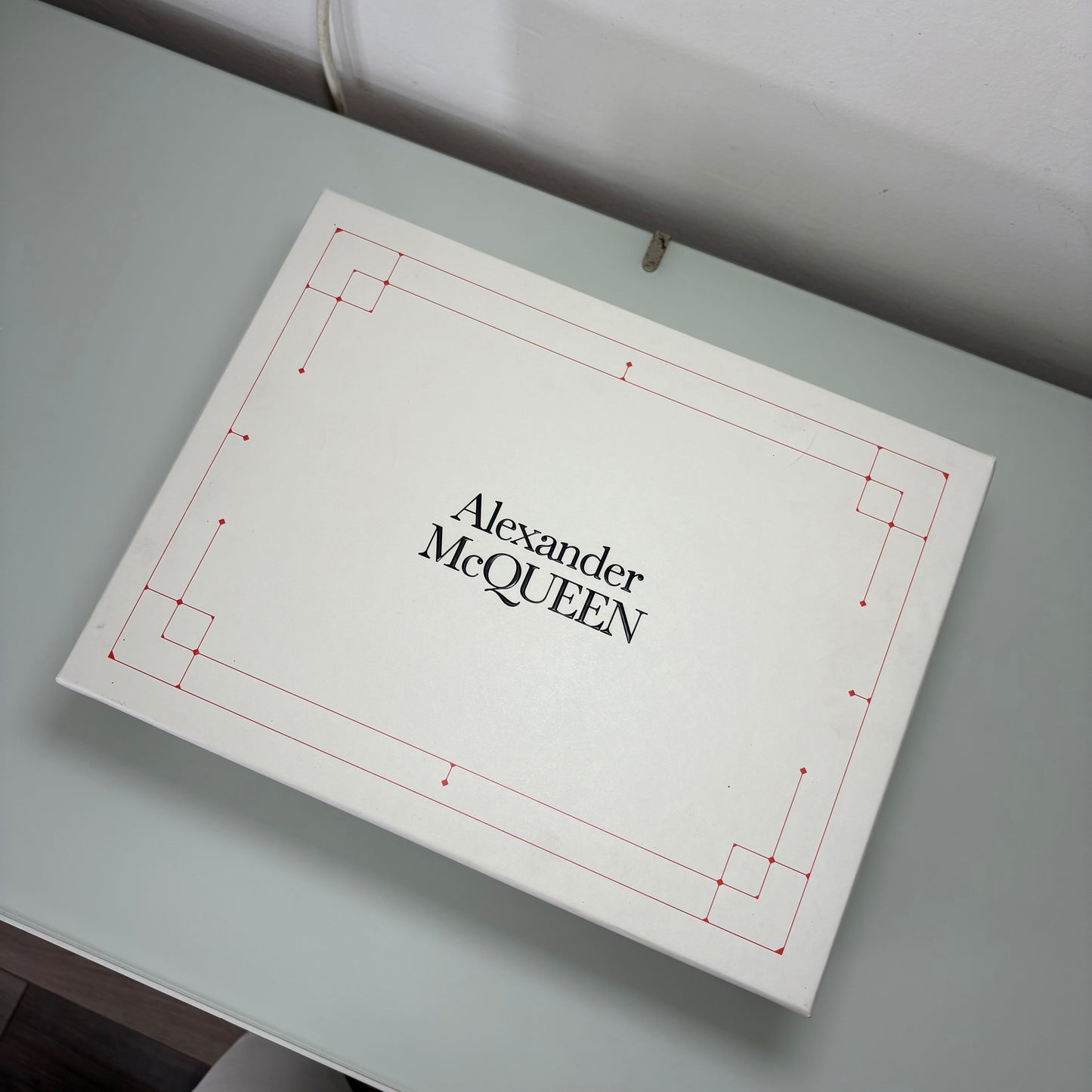 Alexander McQueen bianche tallone rosso 39