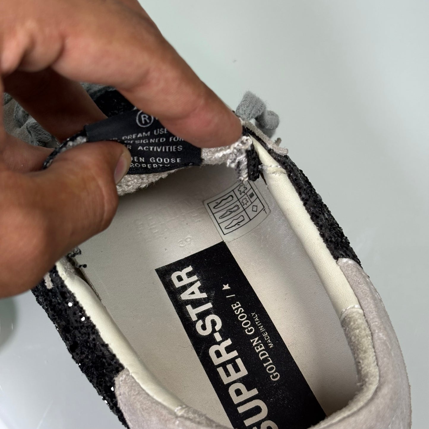 Golden goose superstar paillette Nero 39