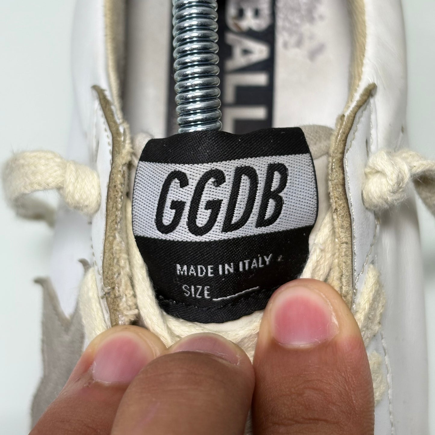 Golden goose Ballstar bianco e nero stella grigia 38