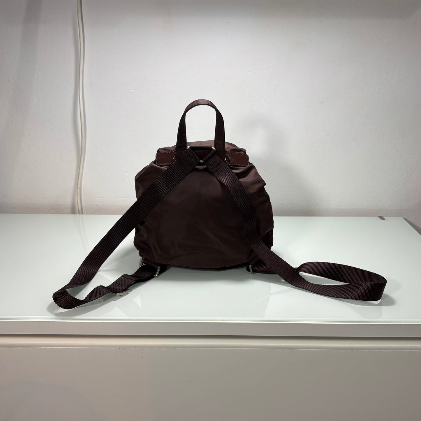 Zaino Prada Re-Nylon Marrone