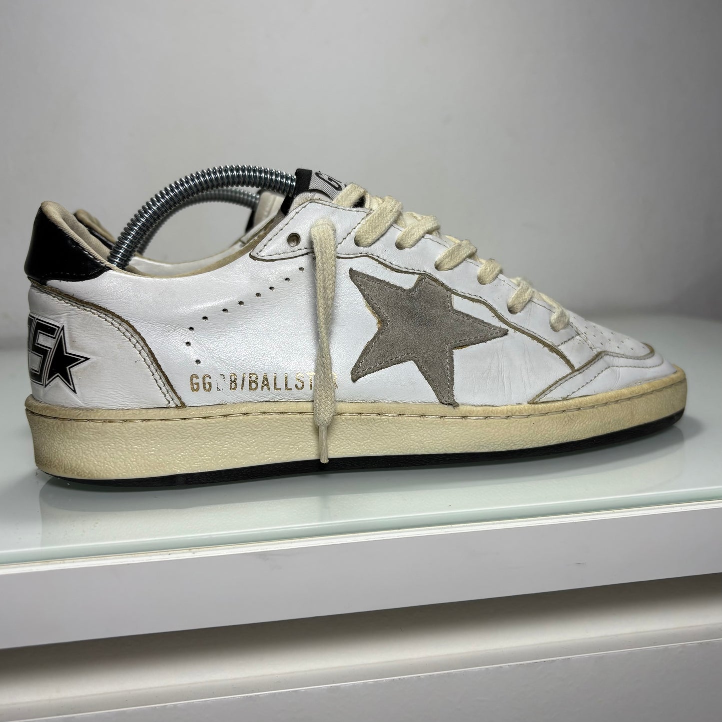 Golden goose Ballstar bianco e nero stella grigia 38
