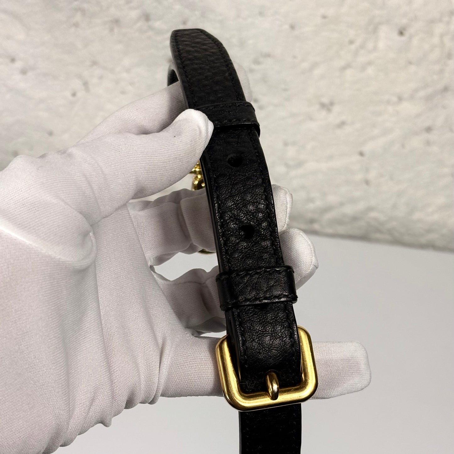 Prada vitello Phenix nera in pelle