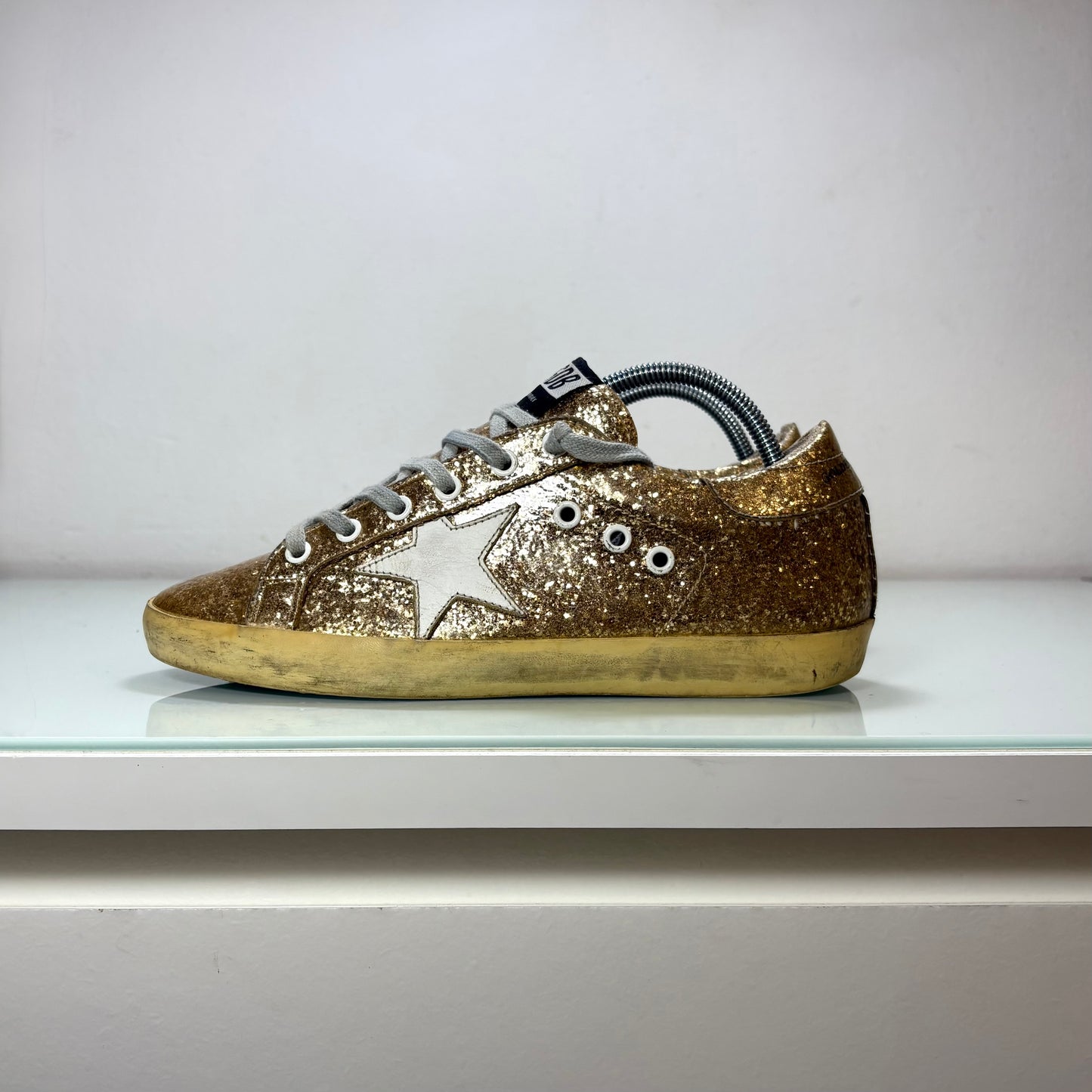 Golden goose Superstar oro paillettes 38