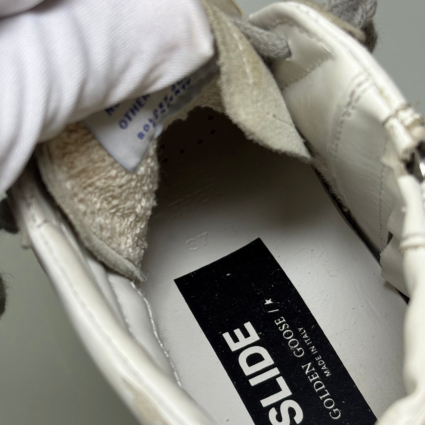 Golden goose Slide white 38