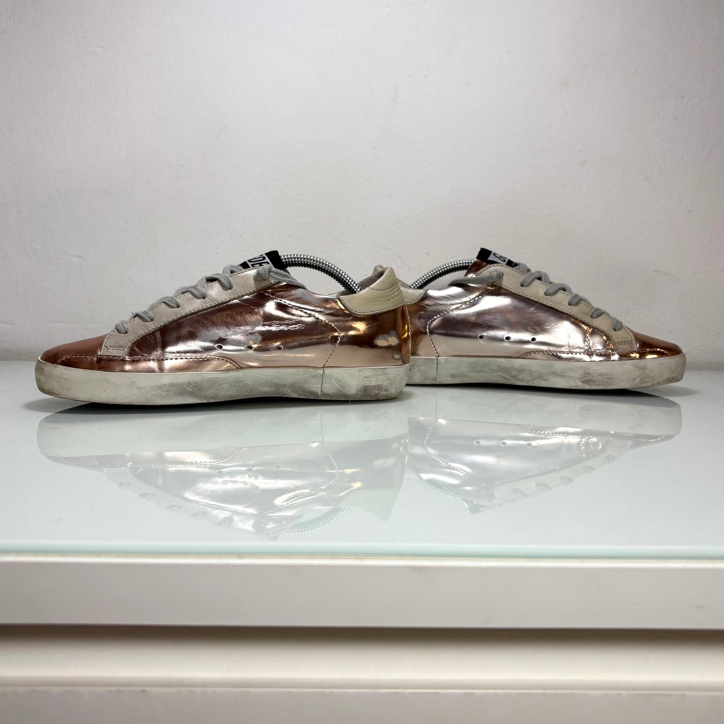 Golden goose Superstar Oro cromato 36