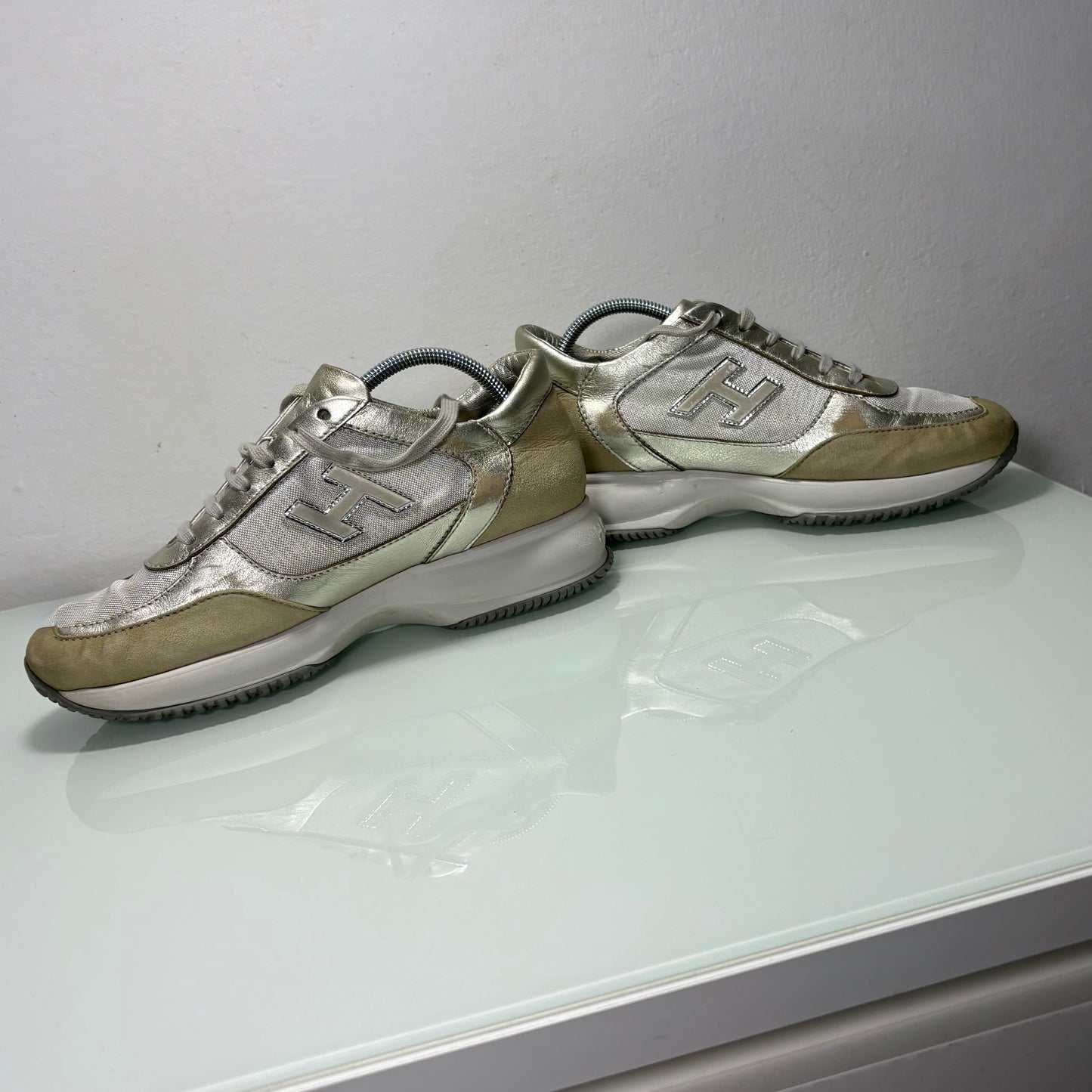 Hogan Interactive beige e argento 38