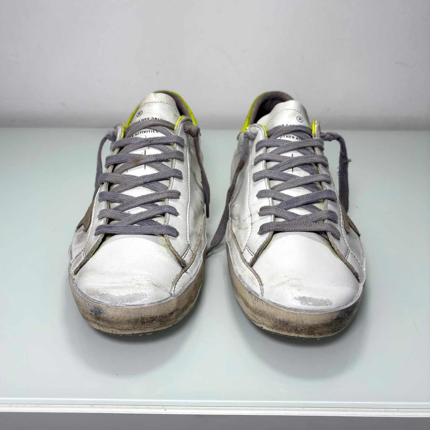 Golden goose Superstar bianco e giallo 42