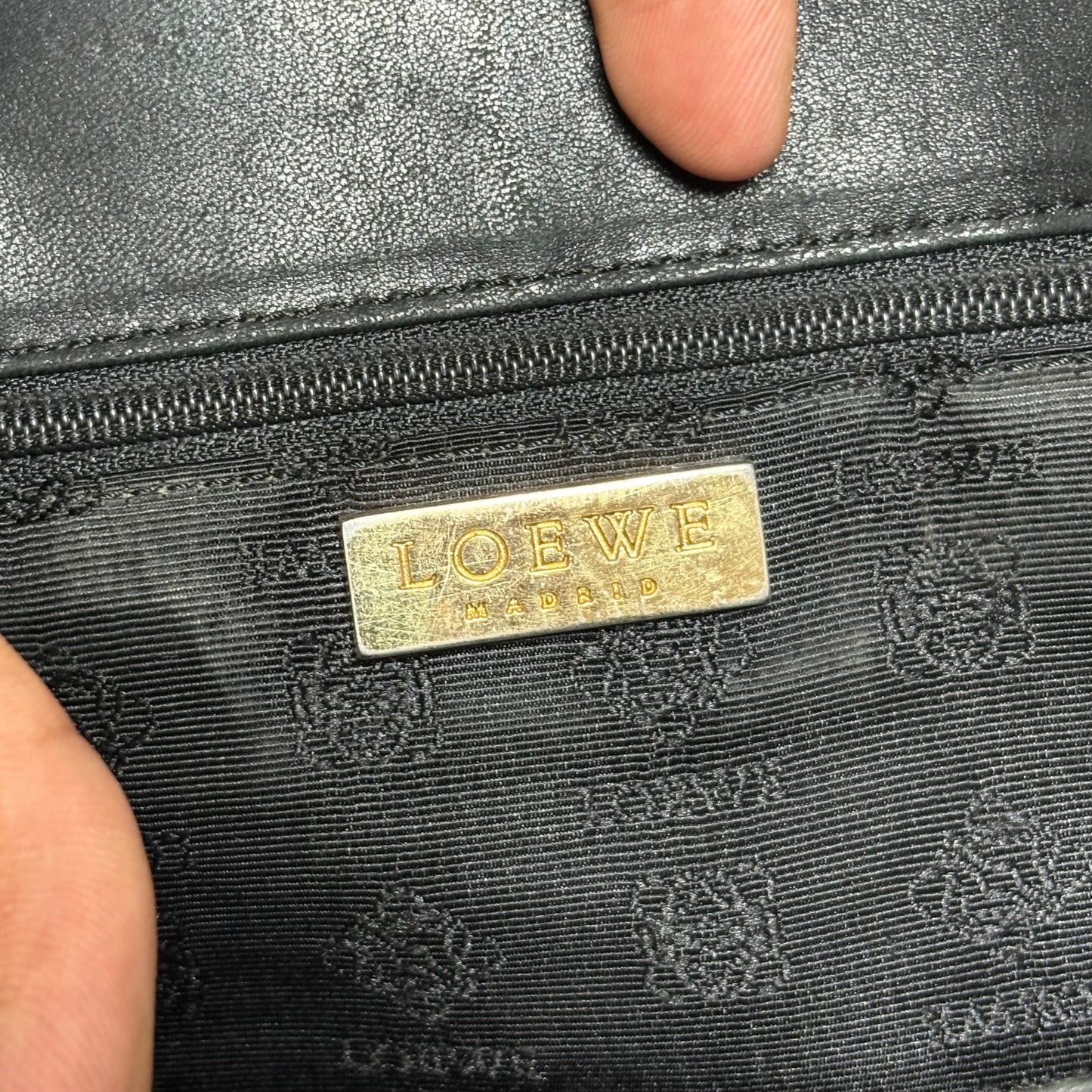 Borsa Loewe in pelle nero
