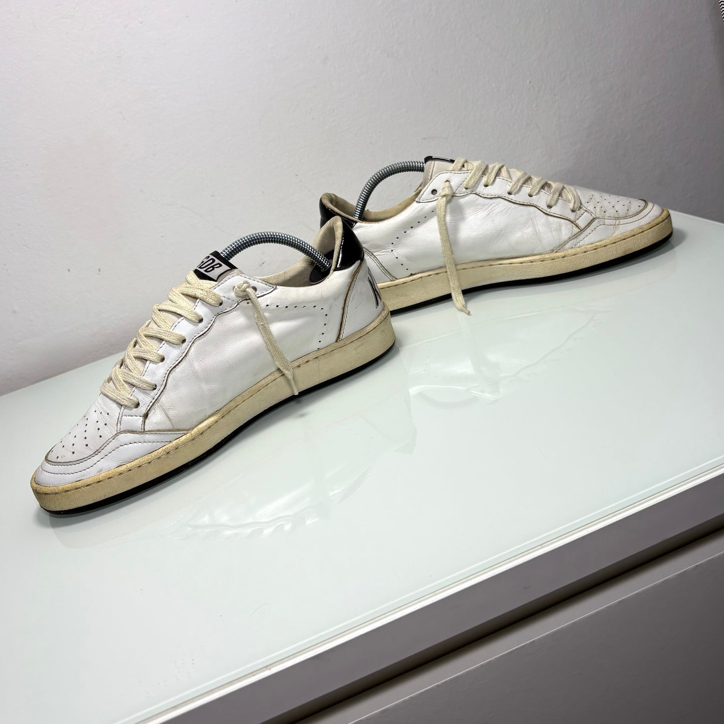Golden goose Ballstar bianco e nero stella grigia 38