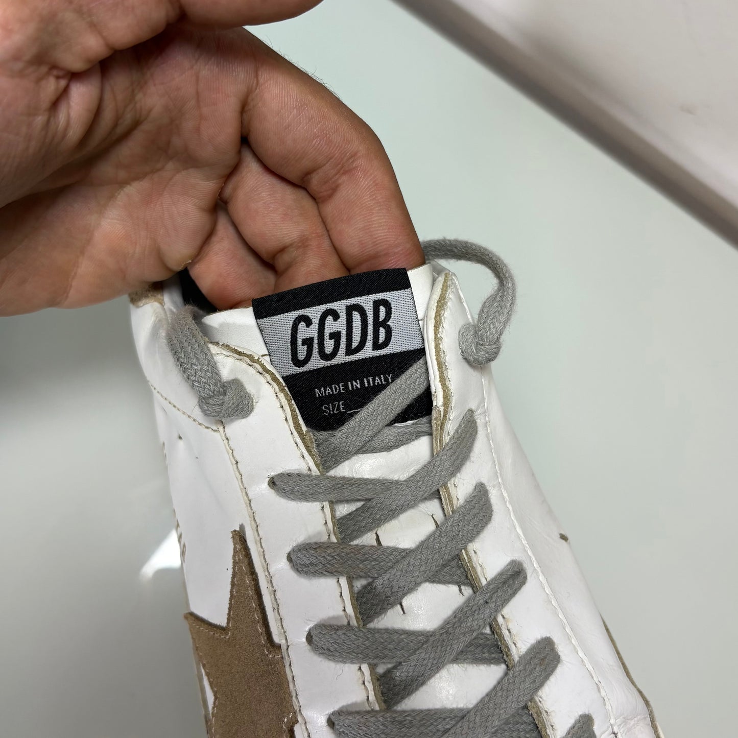 Golden goose Superstar bianco e sabbia 41