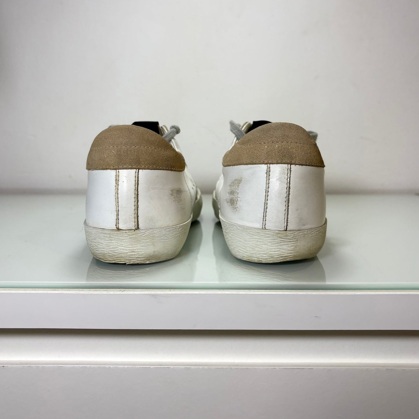 Golden goose Superstar bianco e sabbia 41