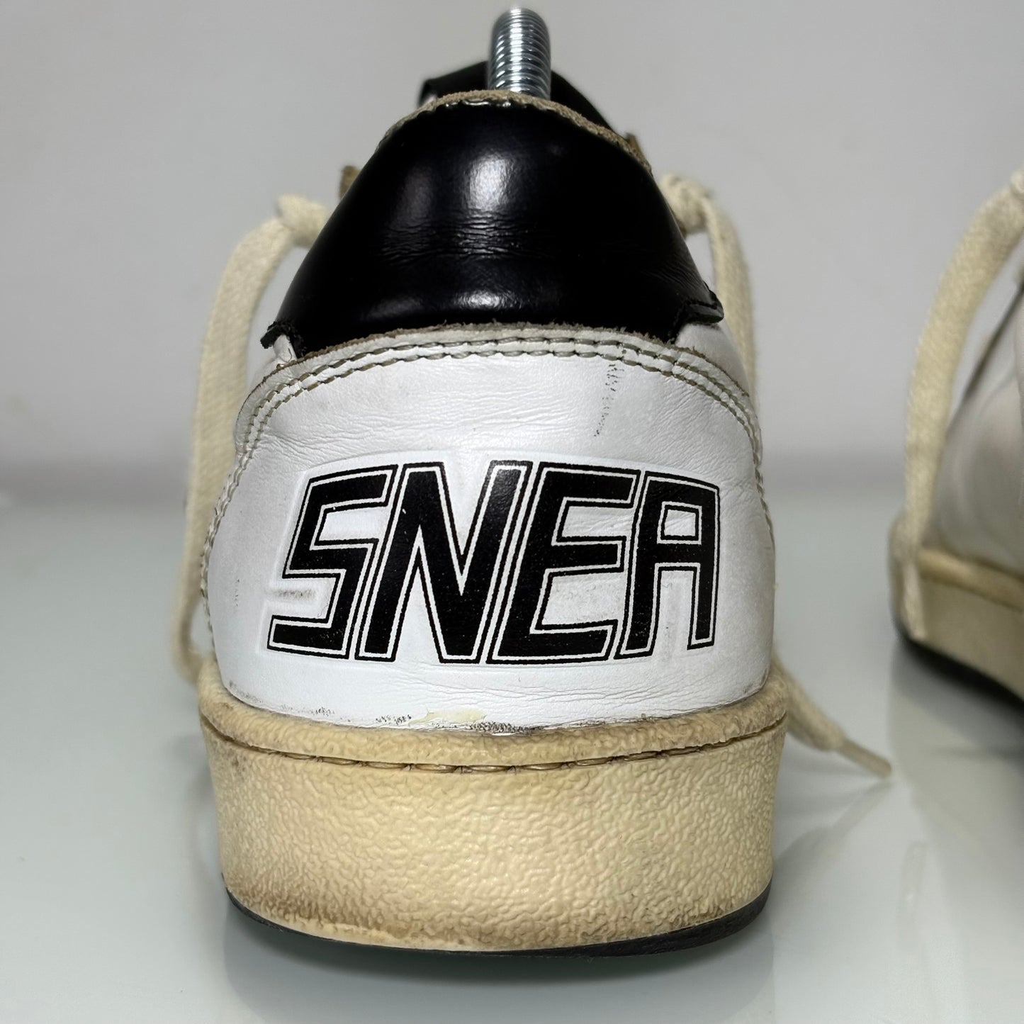 Golden goose Ballstar bianco e nero stella grigia 38