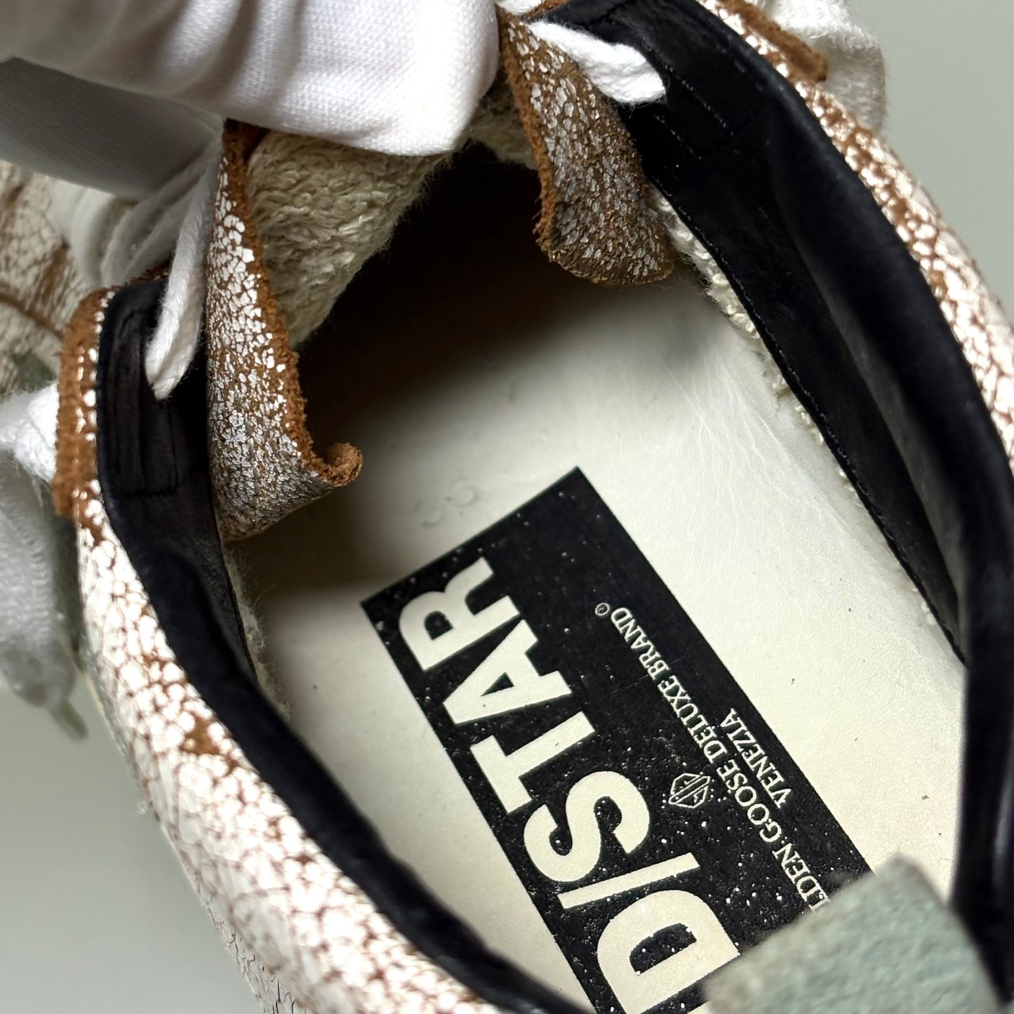 Golden goose mid star bianco