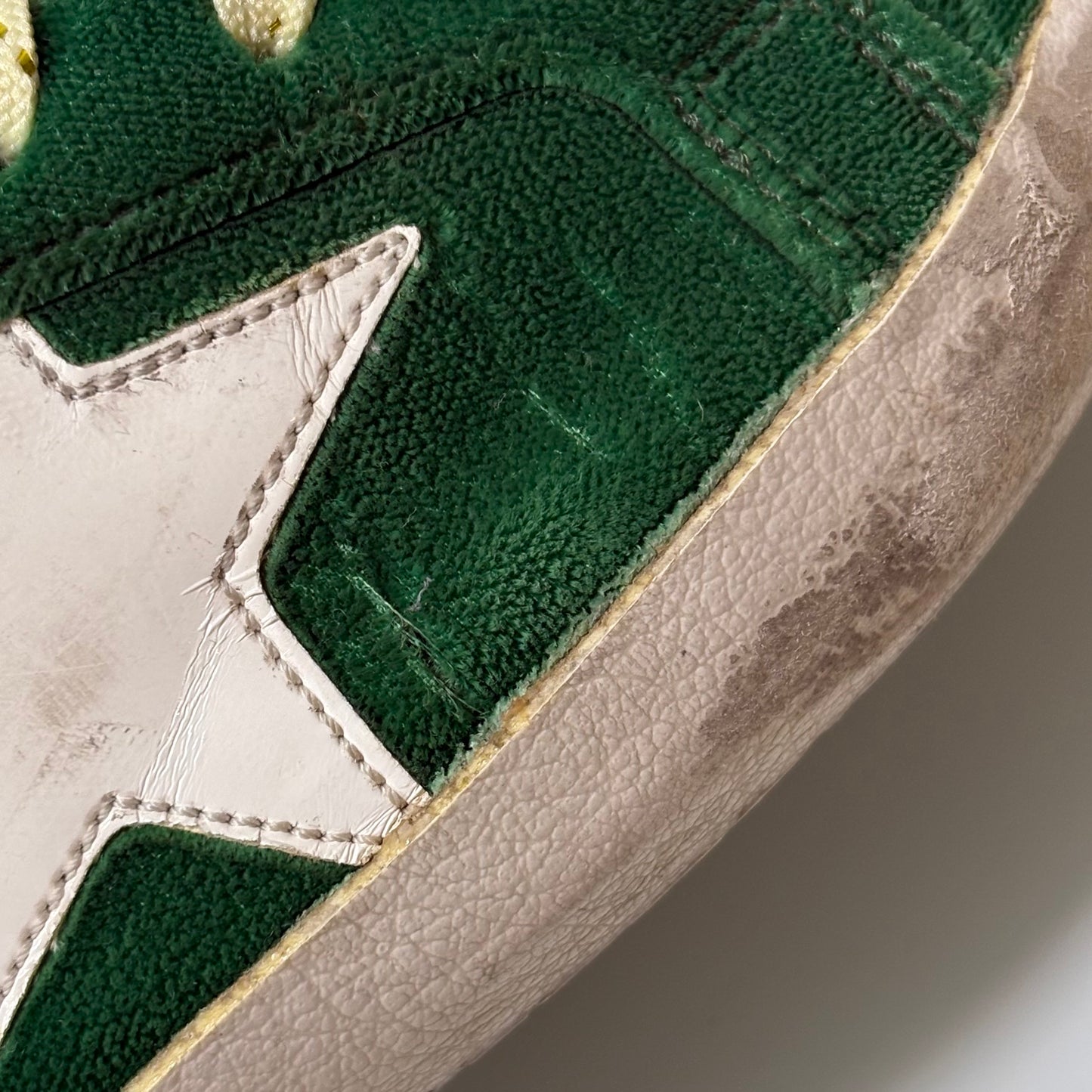 Golden goose Superstar verde 36
