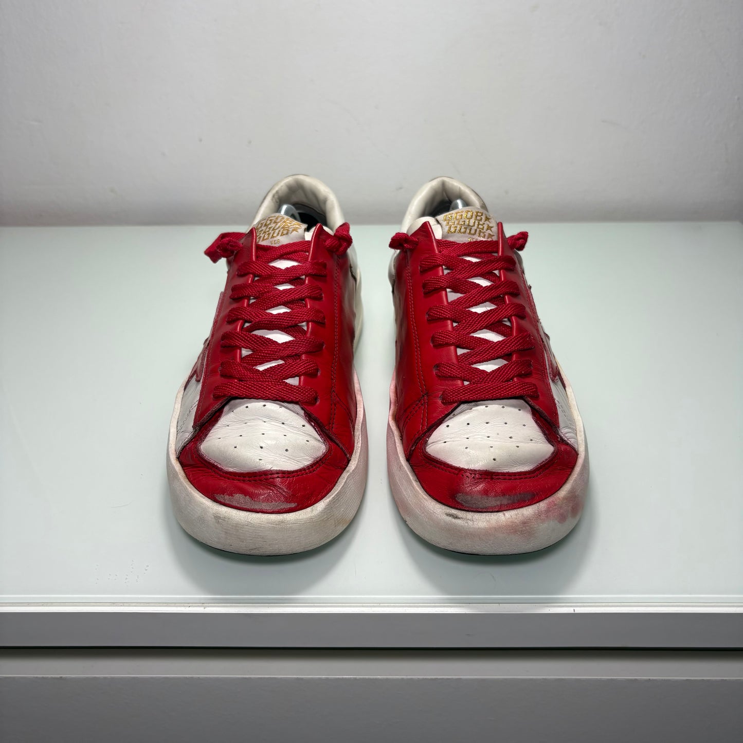 Golden goose Stardan bianche e rosse 42