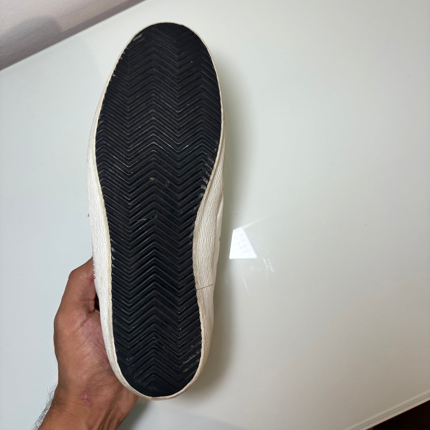 Golden goose Superstar bianco e sabbia 41