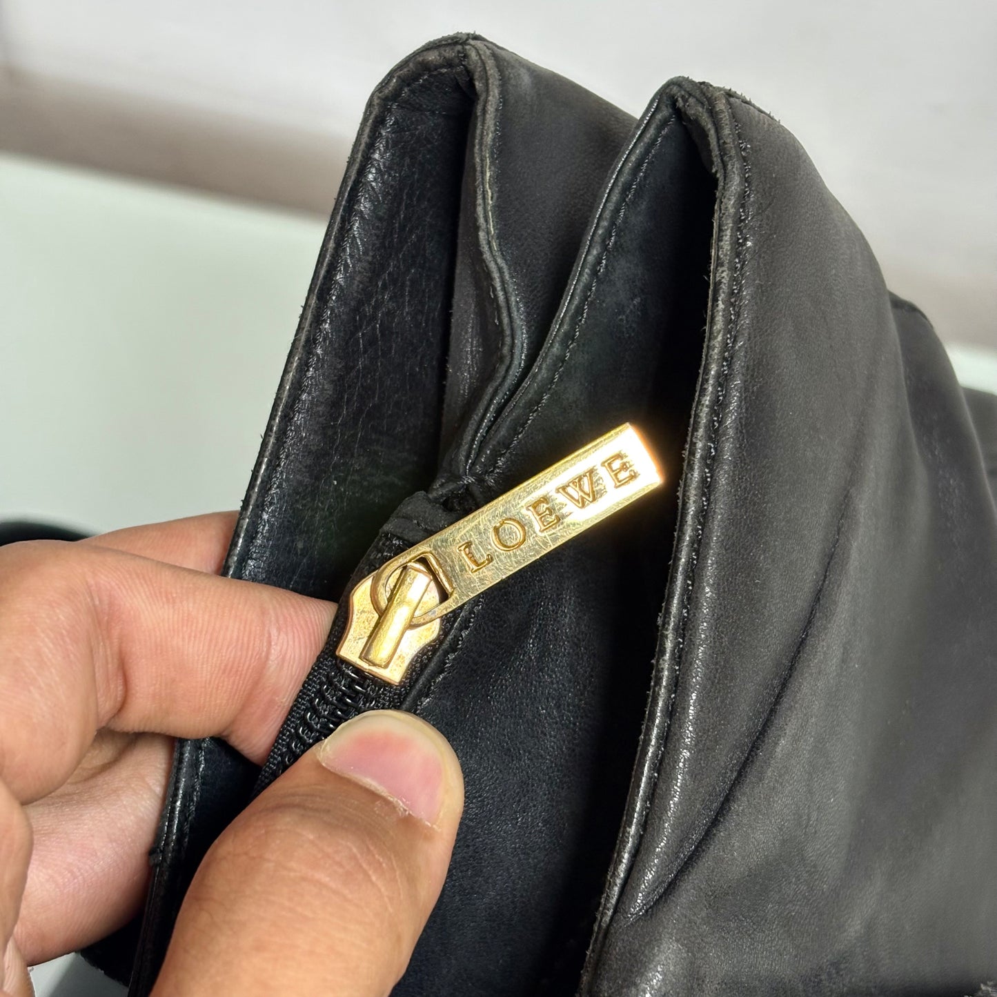 Borsa Loewe in pelle nero