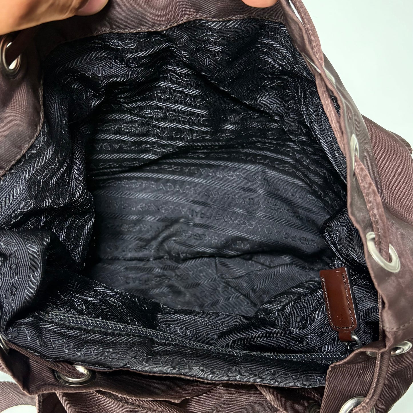 Zaino Prada Re-Nylon Marrone