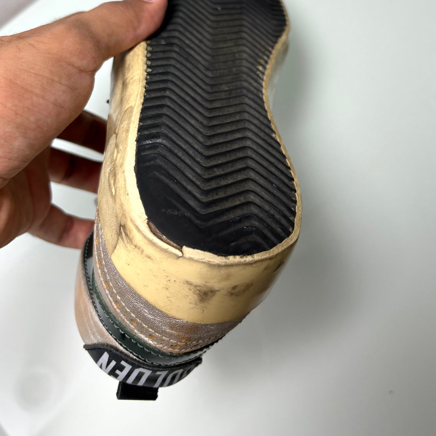 Golden goose midstar argento e nero 38