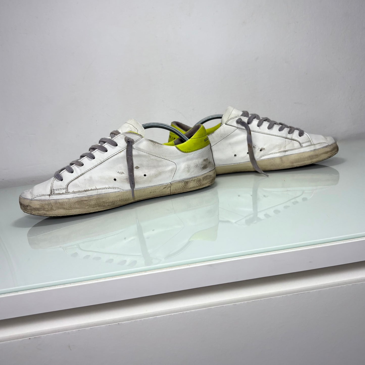 Golden goose Superstar bianco e giallo 42