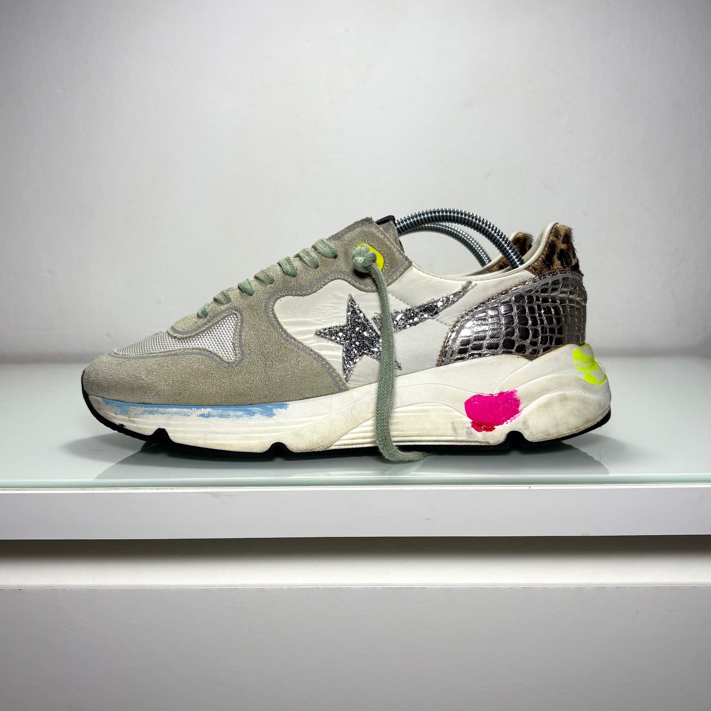 Golden goose Running/sole grigio bianco 39