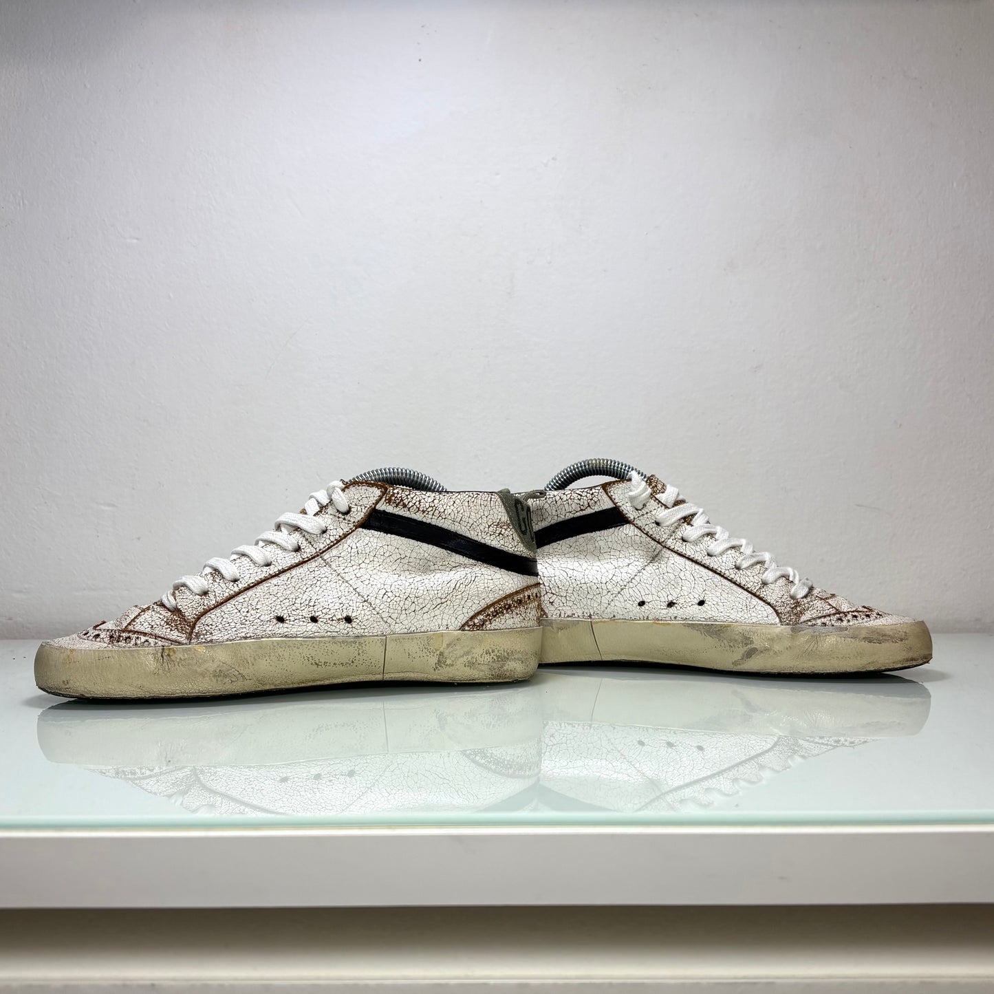 Golden goose mid star bianco
