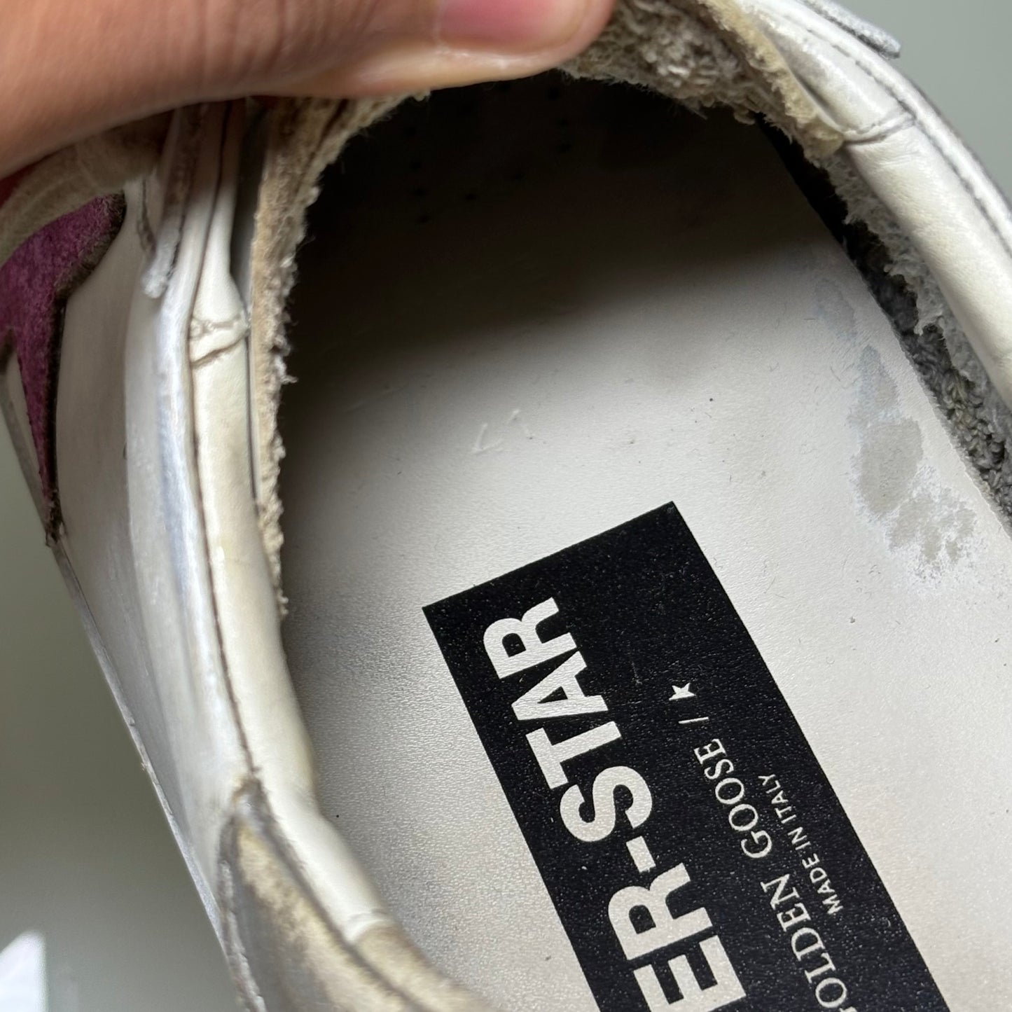 Golden goose Superstar bianco con scotch GGDB 41