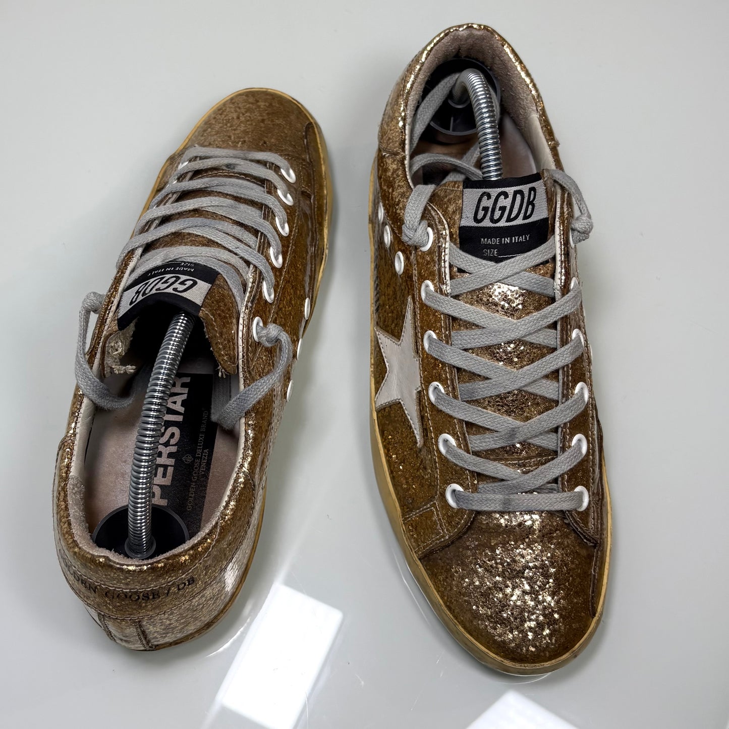 Golden goose Superstar oro paillettes 38