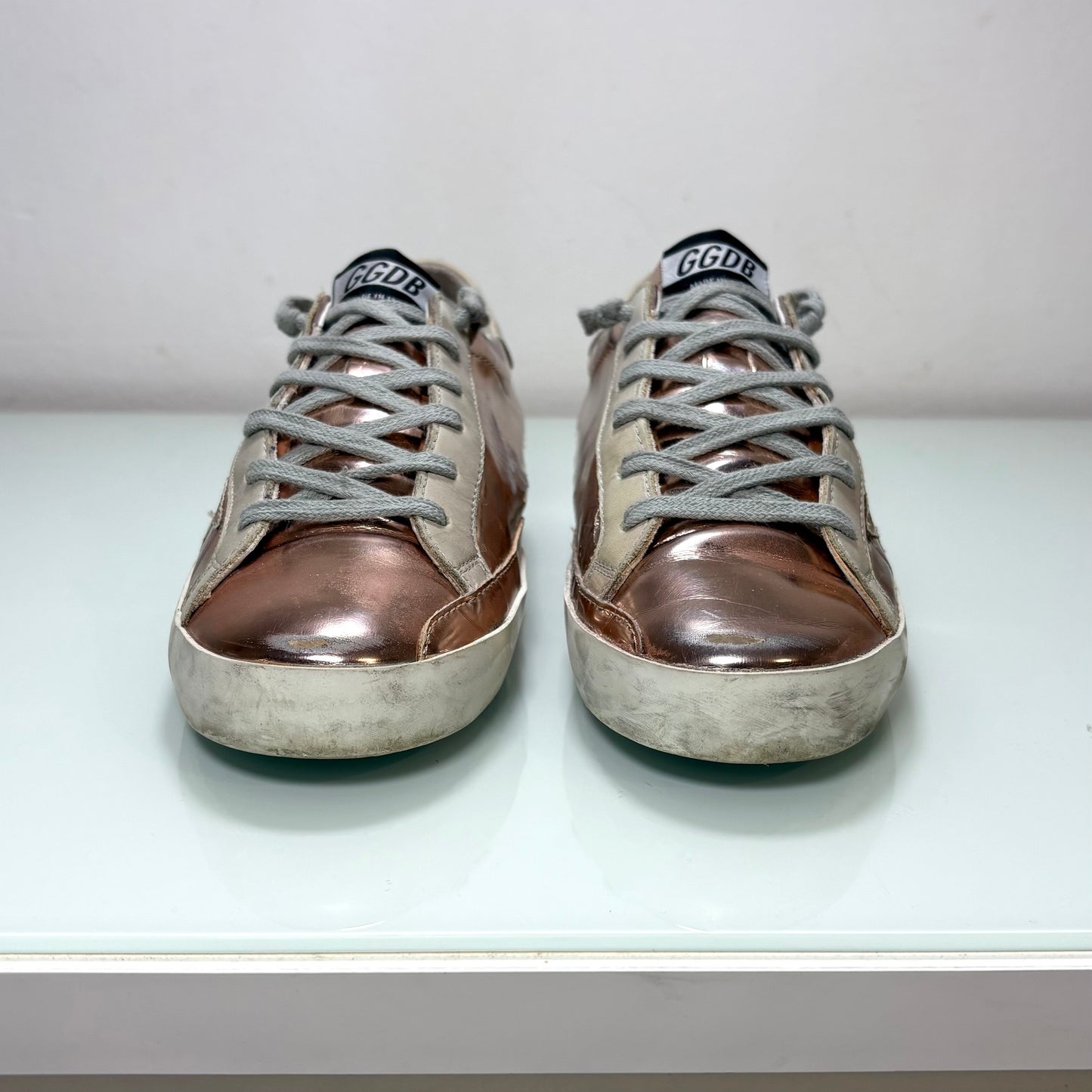 Golden goose Superstar Oro cromato 36