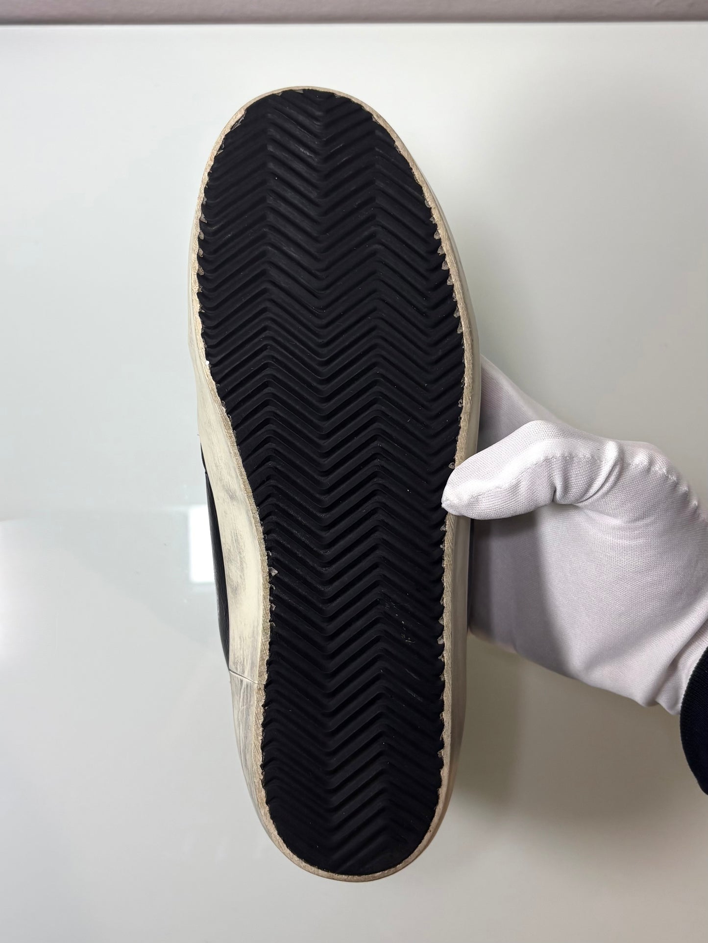 Golden goose Superstar nere e brillantini stella 39