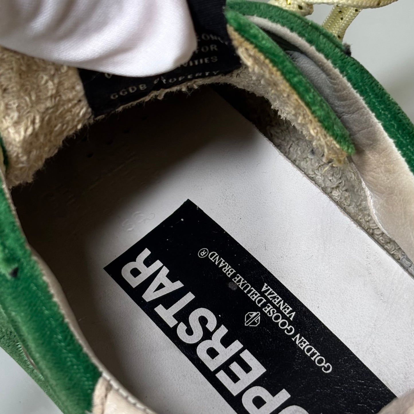 Golden goose Superstar verde 36