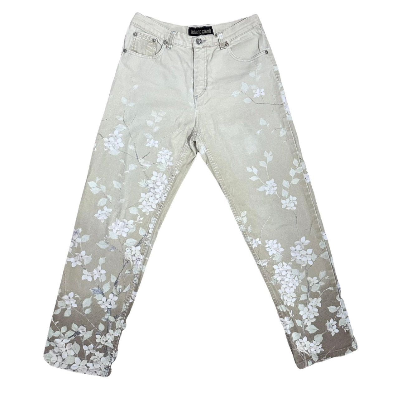 Roberto Cavalli panna floreali