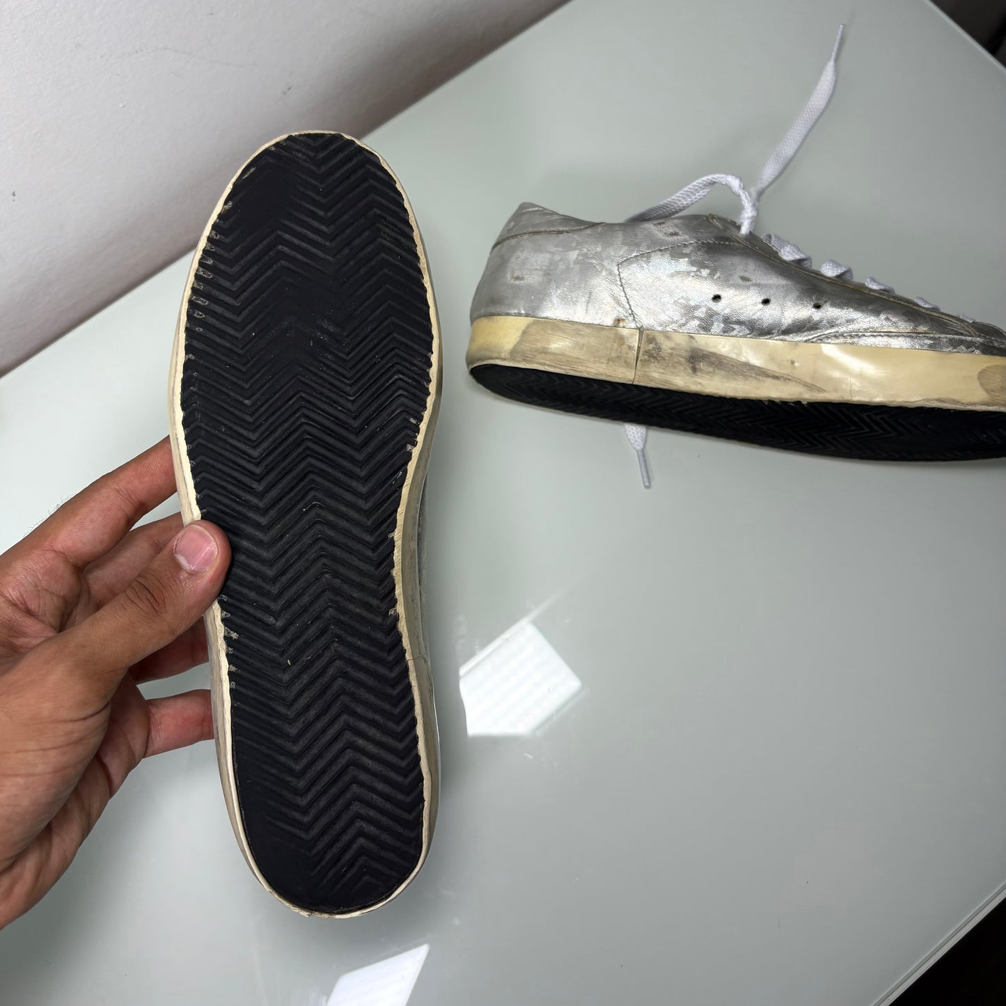 Golden goose Superstar Argento 40