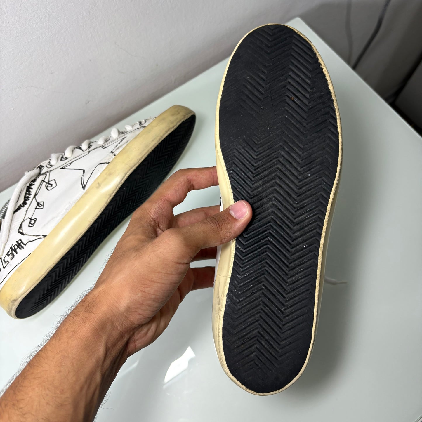 Golden goose superstar bianche e nere 43
