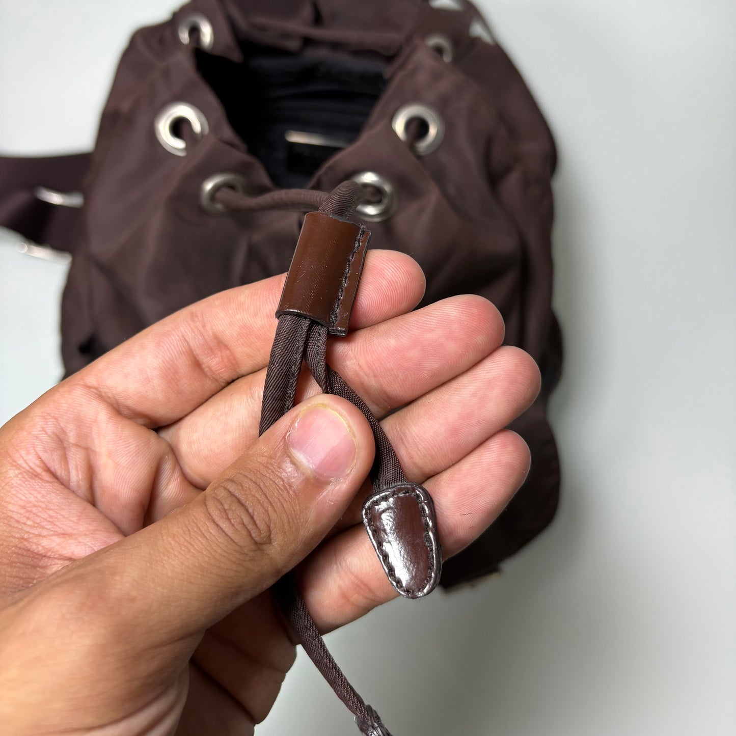Zaino Prada Re-Nylon Marrone